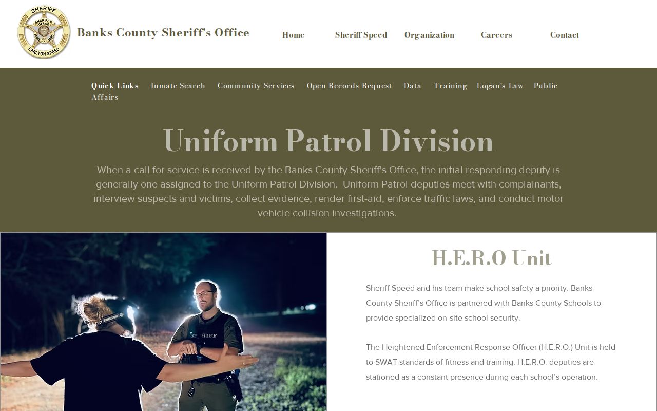 Banks County warrant service description