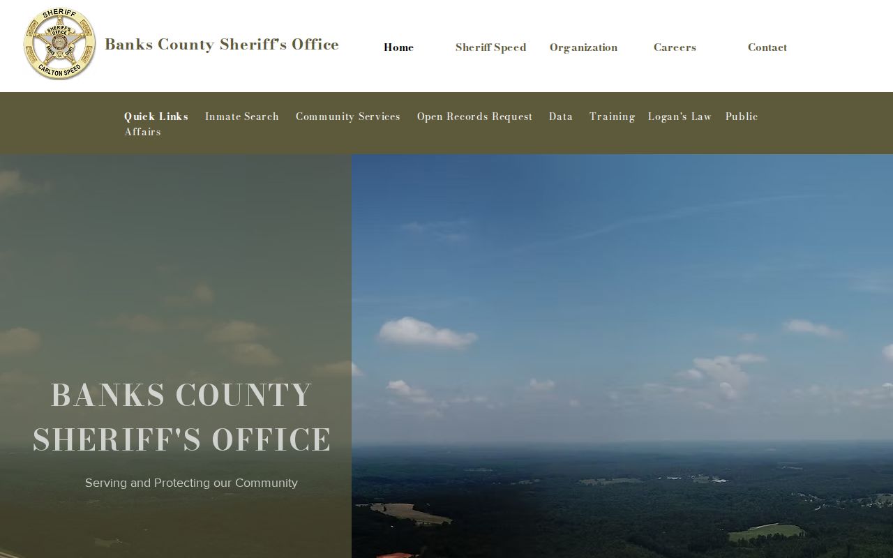 Banks County warrant records sheriff contact information